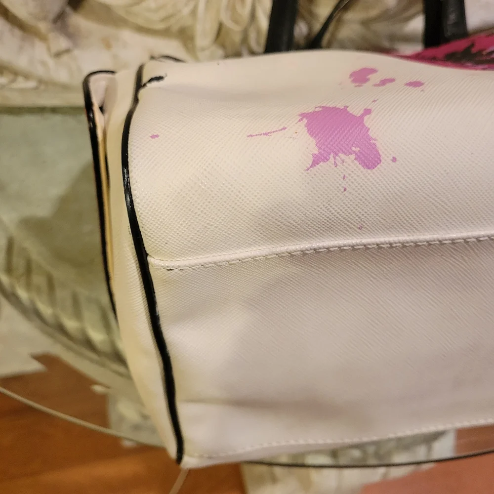 L.A.M.B. by Gwen Stefani Cherry Blossom Satchel Luxury Designer Bag #586 - Picture 8 of 14